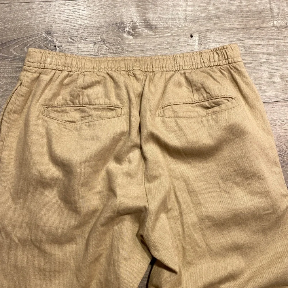 Marfinno Men's‎ Khaki Chino Pants Relaxed Fit Pleated Casual Trousers Size 34